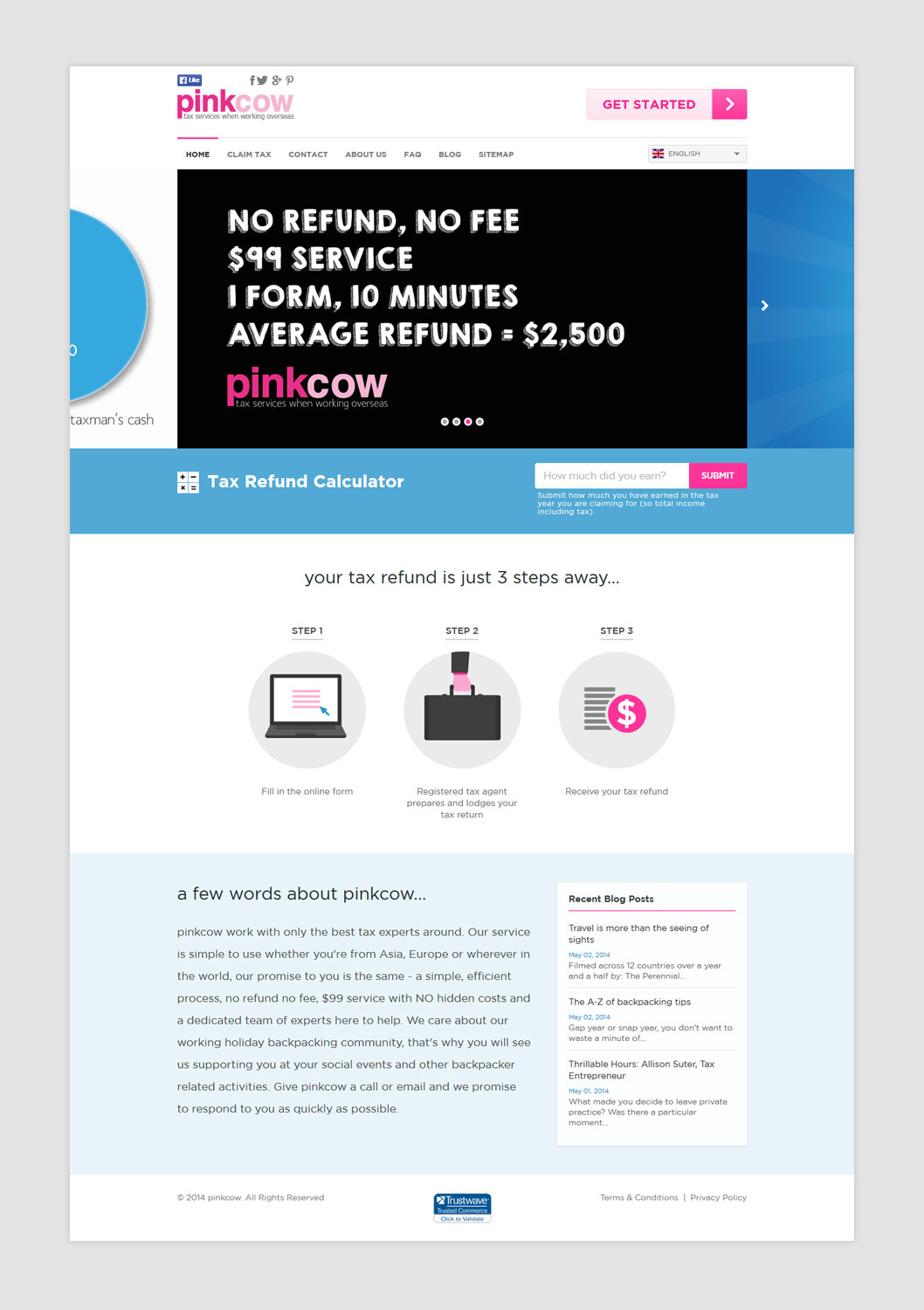 Pinkcow Tax Refund